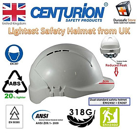 Bộ nón bảo hộ kèm dây quai nón 4 điểm màu trắng CENTURION Concept Ratchet Helmet White S08CWRF