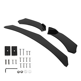 Bumper Lip Cover Lip Chin Bumper Universal Arc Triangle Free Adjustment. Splitter Diffuser for VW Mercedes