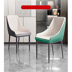 Mua Ghế Bàn Trang điểm hiện đại Bọc Da Cao cấp Chân kim loại bền đẹp - Ghế Ăn Tiện lợi Đa năng sang trọng GNK004 Giao màu ngẫu nhiên