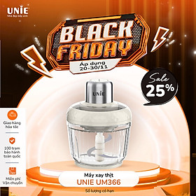 Mua Máy Xay Thịt Đa Năng Unie UM366  400W  2 Cối Thủy Tinh  Chế Độ Tự Ngắt An Toàn  Hàng Chính Hãng