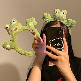 Băng đô cài tóc con ếch xanh thời trang Hàn quốc