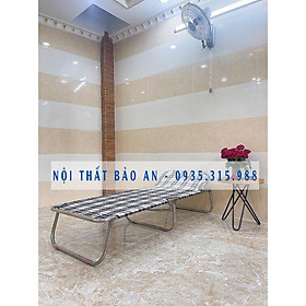 Mua Giường xếp vải lưới khung inox -GX12