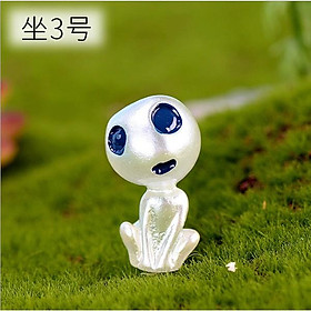 Bộ mô hình linh thần Kodama có dạ quang phát sáng thích hợp trang trí tiểu cảnh, studio, móc chìa khóa, DIY