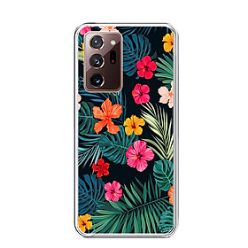 Ốp lưng điện thoại SAMSUNG GALAXY NOTE 20 ULTRA - Silicone dẻo - 0336 FLOWER07 - Hàng Chính Hãng