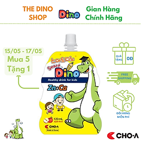 Nước Uống Bổ Sung Canxi Và Kẽm Cho Trẻ Em - Smart Dino Vị Táo  (1 Gói x 120ml)