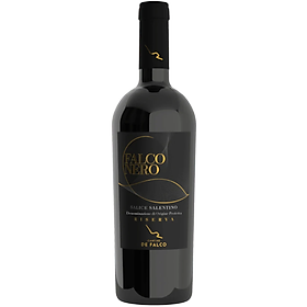 Rượu vang đỏ Ý Cantine De Falco, Falco Nero, Salice Salentino Riserva 14% độ