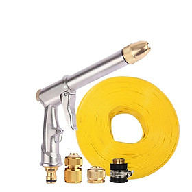 Mua Vòi nước vòi phun nước rửa xe tưới cây tăng áp thông minh + bộ dây bơm nước cao cấp TLG 206810 đầu đồng cút đồng