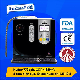Mua Máy Lọc Nước Điện Giải Nóng Thông Minh ROBOT ionSmart 510 - Hàng chính hãng
