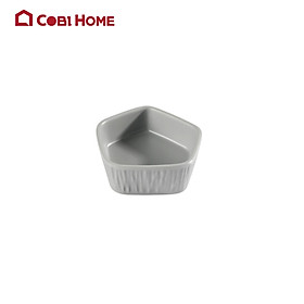 chén chấm màu xám bằng melamine cao cấp 9.2cm