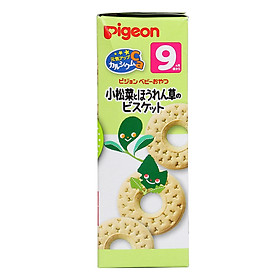 Bánh Ăn Dặm Vị Cải Ngọt Và Cải Bó Xôi Pigeon 13371 (40g)