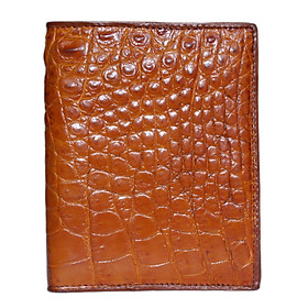 Ví Nam Da Cá Sấu Kiểu Đứng Huy Hoàng HT2230 (12.5 x 10 cm) - Vàng