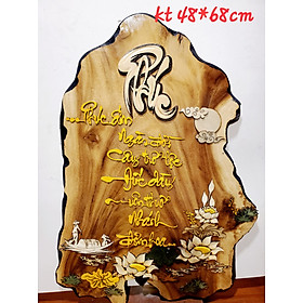 Mua Tranh gỗ nghệ thuật thư pháp chữ Phúc