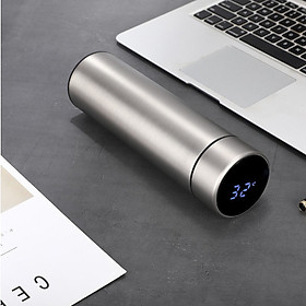 Bình Giữ Nhiệt Cao Cấp Thiết Kế Sang Trọng Hiển Thị Nhiệt Độ Bằng Màn Hình LCD Trên Nắp Bình - Hàng nhập khẩu