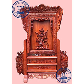 Mua Giá Gương thờ Gỗ Hương đường nét tinh xảo lõi gỗ hương đỏ HAN552