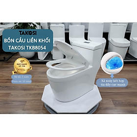 Mua Bồn cầu một khối  Bồn cầu liền khối TAKOSI TKB8054 dùng gia đình  khách sạn - hàng chính hãng bảo hành 10 năm