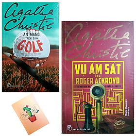 Hình ảnh Combo Agatha Christie : Án Mạng Trên Sân Golf và Vụ Ám Sát Ông Roger Ackroyd ( Tặng Kèm Sổ Tay Xương Rồng)