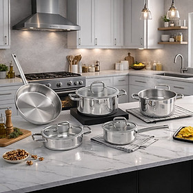 Mua BỘ NỒI CAO CẤP - MICHELANGELO COOK 4 U (5 MÓN)