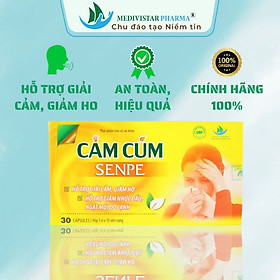 Viên uống cảm cúm SENPE Hỗ Trợ Giải Cảm, Giảm Ho, Đau Đầu, Ngạt Mũi Do Lạnh Bồi Bổ Cơ Thể, Tăng Đề Kháng 30 Viên/Hộp
