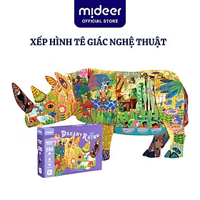 Đồ Chơi Xếp Hình Large Animal Mideer Tê Giác Nghệ Thuật Dream Rhinoceros