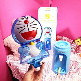 Bình lọc nước mini để bàn dành cho bé yêu - Thông minh - tiện lợi hình DOREAMON KITTY loại 2 lít