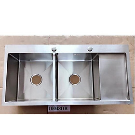 Mua Chậu rửa chén inox 304 - Bồn rửa chén - Combo chậu rửa chén có chân CRC48100