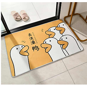 Mua Thảm Lau Chân 3D Chống Trơn Trượt Siêu Thấm  Thảm Lau Chân Hình Thú Đáng Yêu 40x60CM