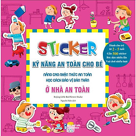Sách - Combo 6 cuốn Sticker Kỹ Năng An  Toàn Cho Bé - ndbooks