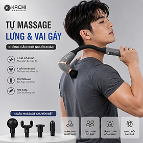 Gậy Massage Kachi MK405 – Súng Massage Cầm Tay Có Tay Nối Dài, Thư Giãn Sâu Từng Nhóm Cơ - hàng chính hãng