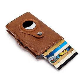 Bóp ví nam đựng thẻ tín dụng, GPLX, CCCD, Card,... có lẫy tự động tích hợp công nghệ chống trộm thông minh RFID