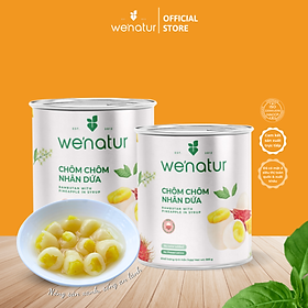 Combo 2 Chôm Chôm Nhân Dứa Ngâm Nước Đường we'natur 565g