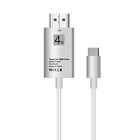 USB Type C to  Cable Adapter 4K 2M & Mirror Widely Use