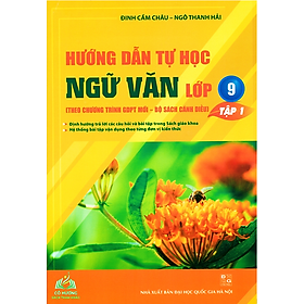 Sách - Combo hai tập Hướng dẫn tự học Ngữ Văn lớp 9 (Bộ sách Cánh Diều) #huongbook