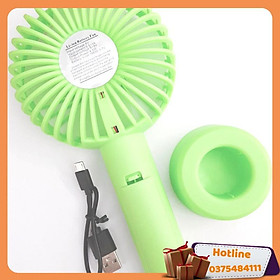 Mua Quạt Mini Cầm Tay Có Đế Siêu Hot (Màu Ngẫu Nhiên) - Hàng Loại 1
