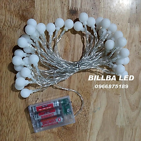 Mua Đèn Led Dây Nháy Trang Trí Ngoài Trời Decor Phòng 6m 40 Bóng Ánh Sáng Vàng Dùng Pin Cắm Điện Chân USB