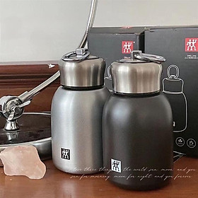 Mua Bình giữ nhiệt inox đức - Bình giữ nhiệt mini 304 có quai xách dung tích 300ml thời trang