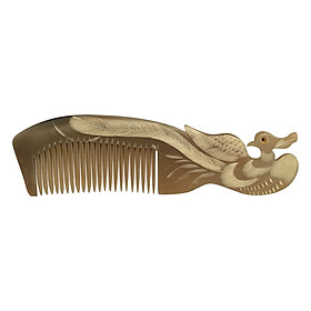 Lược Sừng Bò Châu Phi L03 Phượng Trắng (Dài 18,5cm x 5cm)