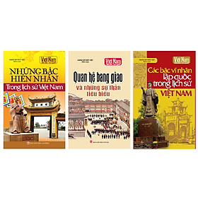 Combo Tủ sách lịch sử - Danh nhân Việt Nam (Bộ 3 cuốn)