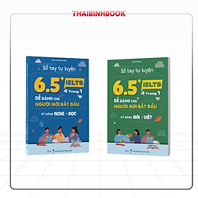 Combo sách tiếng anh luyện thi 6.5+ ielts cho người mới bắt đầu