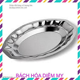 Mua Đĩa Hay Khay INOX  Đĩa Hấp cá cạn hay Đựng Cá Tiện Dụng Có Nhiều Size