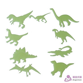 Mua 9 miếng dán hình khủng long 3D dạ quang trang trí phòng ngủ