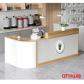 Mua QUẦY LỄ TÂN  QUẦY TIẾP TÂN  QUẦY TÍNH TIỀN  QUẦY THU NGÂN QTT414 - Nội thất lắp ráp Viễn Đông Adv