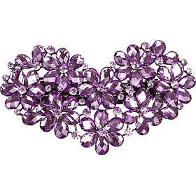 Kẹp tóc đính đá trái tim