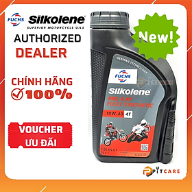 Nhớt Động Cơ Xe Máy Fuchs Silkolene 10W40 JASO MA2 API SM&SN - 1L2