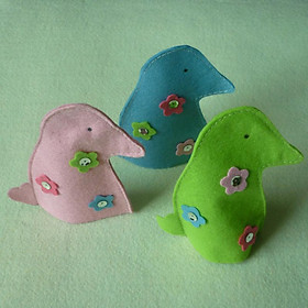 Easter Duck Egg Covers Bags for Easter Day Easter Home Decoration Set of 3