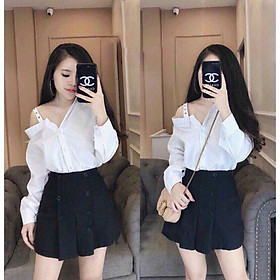 Set áo và chân váy thời trang, cá tính