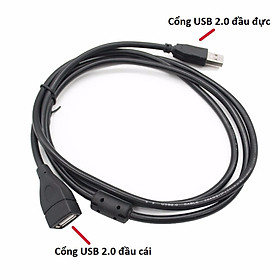 Cáp USB nối dài 1.5M CHỐNG NHIỄU Hàng Nhập Khẩu