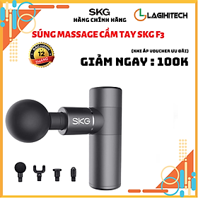 Máy Massage Cầm Tay Cao Cấp SKG F3 - Hỗ Trợ Mát Xa Chuyên Sâu, Giảm Đau Cơ, Cứng Khớp