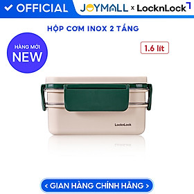 Mua Hộp Cơm Inox 2 Tầng LocknLock LCB500 1.6L  Hàng Chính Hãng  Chia Ngăn  Thép Không Gỉ – JoyMall