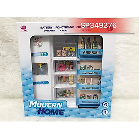 Đồ Chơi Hộp nhà bếp pin tủ lạnh Modern Home , 2579B - SP349376