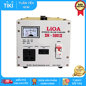 Ổn áp lioa 500va - 500w Model SH - 500 II đời mới nhất dây đồng 100%